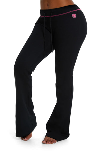 Waffle Knit Boot Cut Pants